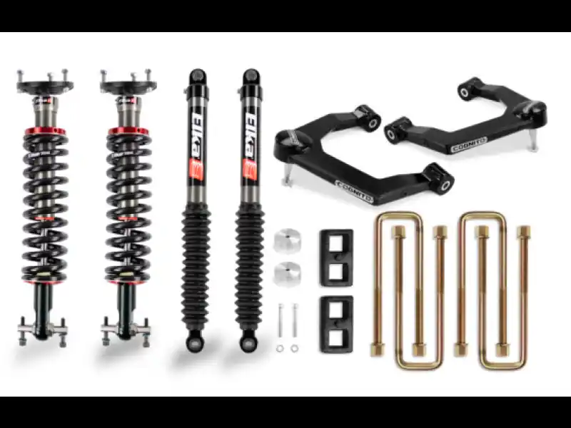 Free Delivery Cognito 19-24 Chevy/GMC Silv/Sierra 1500 2WD/4WD 3in Perf Leveling Lift Kit w/ Elka 2.0 IFP Shocks
