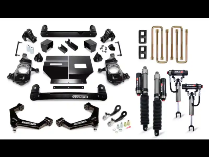 Direct From Manufacturer Cognito 20-24 Chevy/GMC Silv/Sierra 2500/3500 HD 2WD/4WD 4in Elite Lift Kit w/ Elka 2.5 RR Shocks