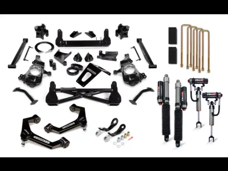 Flash Sale Cognito 20-24 Chevy/GMC Silv/Sierra 2500/3500 HD 2WD/4WD 7in Premier Lift Kit w/ Elka 2.5 RR Shocks