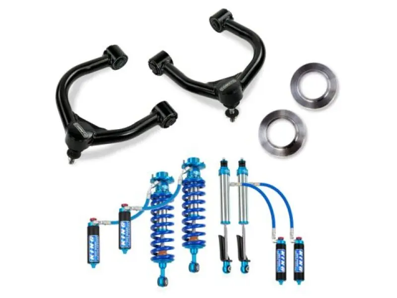 While Supplies Last Cognito 22-24 Toyota Tundra (w/ Rear Coil Springs) 3in Elite Leveling Lift Kit w/ King 2.5 RR Shocks