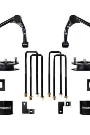 Ironman 4x4 (2019-2024) Chevrolet Silverado/GMC Sierra 1500 4" Lift & Level Kit (Multi Leaf Springs) Worldwide Shipping