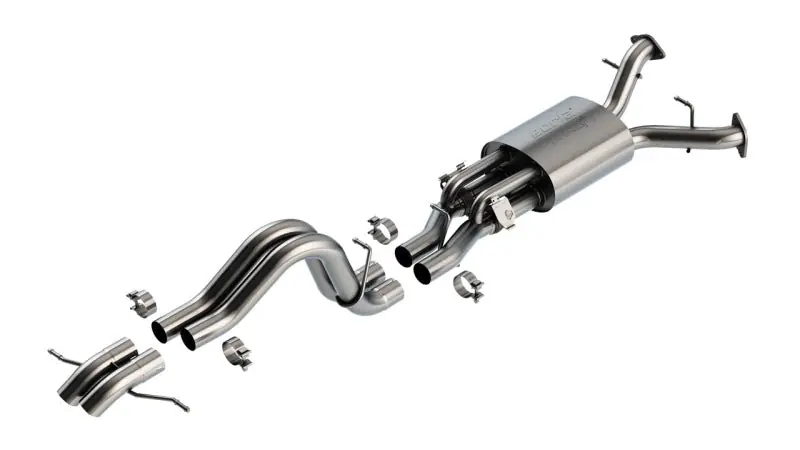 Free Returns Borla 22-24 Ford Bronco Raptor V6 Turbo AT 2WD / 4WD ATAK Catback Exhaust w/ Turndown Tips