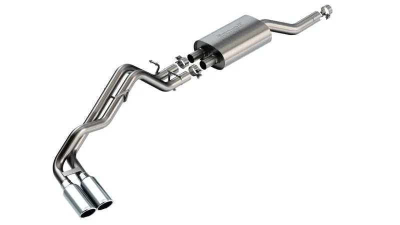 Express Delivery Borla 2024+ Ford Ranger XLT S Type Catback System - Chrome Tip