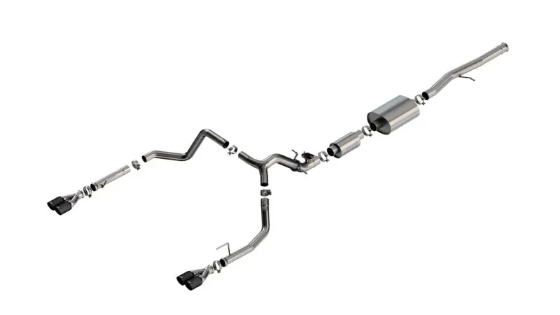 Borla 2024 Chevy Silverado 1500 6.2L V8 S-Type Catback Exhaust w/ Simulator - CF Black Anodized Wholesale