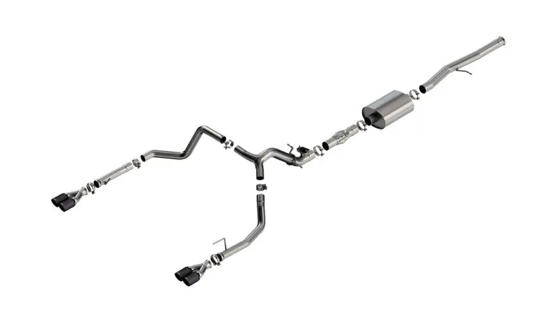 Exclusive Borla 2024 Chevy Silverado 1500 6.2L V8 ATAK Catback Exhaust w/ Simulator - CF Black Anodized