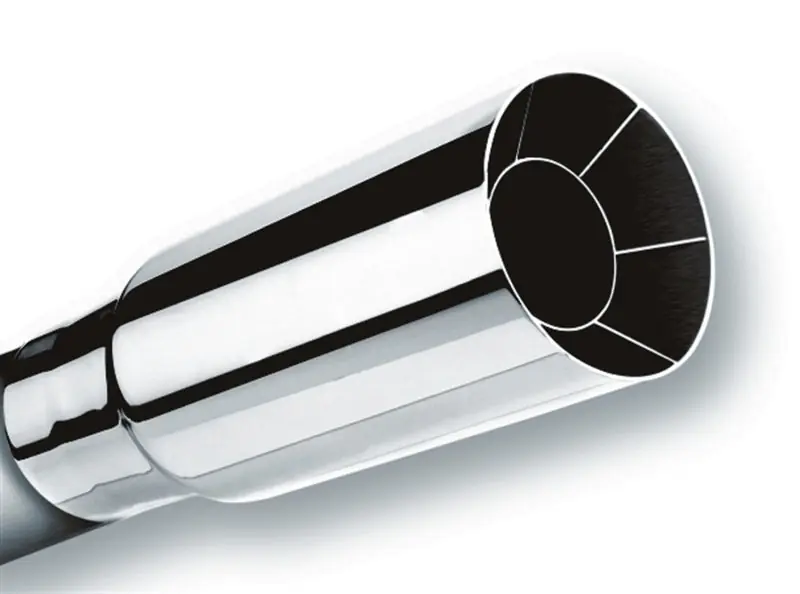 Borla Universal Polished Tip Single Round Intercooled (inlet 2in. Outlet 2 1/2in) Free Delivery