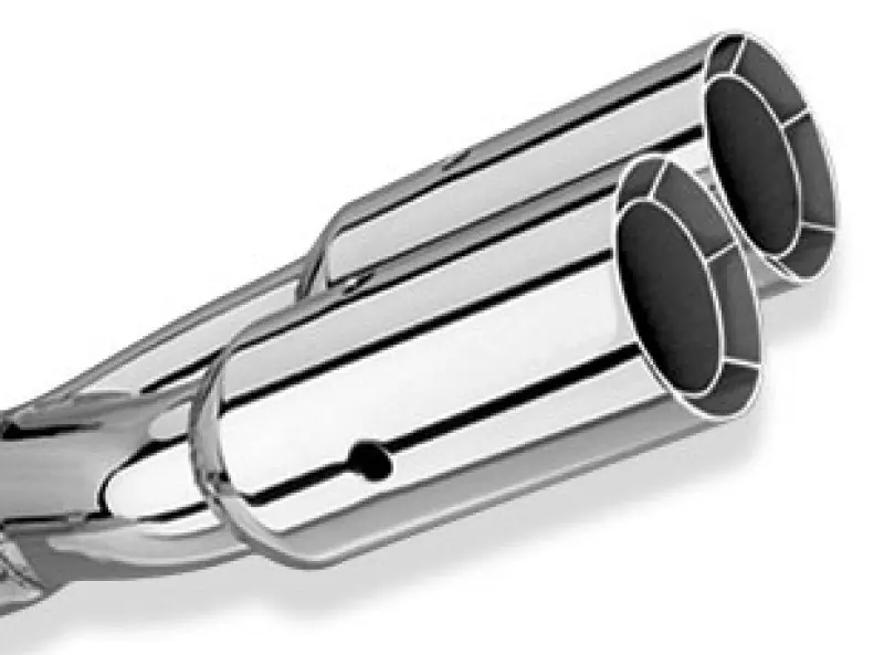 Borla Universal Polished Tip Dual Round Intercooled (inlet 2 1/2in. Outlet 3in) *NO Returns* Final Sale