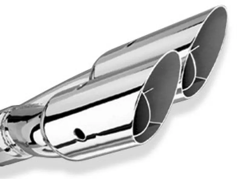 Final Sale Borla Universal Polished Tip Dual Round Angle-Cut Intercooled (inlet 2 1/2in. Outlet 3in) *NO Return
