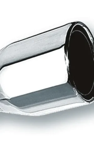 Best Price Borla 2.5in Inlet 4in Single Round Rolled Edge Outlet x 8in Long Weld On Exhaust Tip