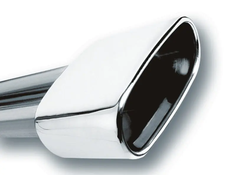 Grab Now Borla 2.5in Inlet 6.69in x 3in Rectangular Rolled Angle Cut Single Inlet x 5.63in Long Exhaust Tip