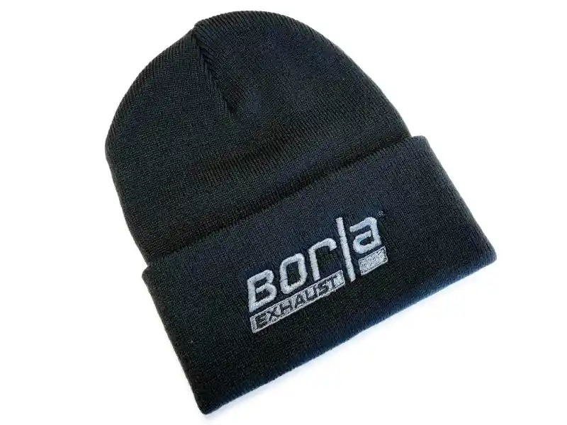 Borla Beanie Hat With Borla Logo - One Size Fits All Buy Online