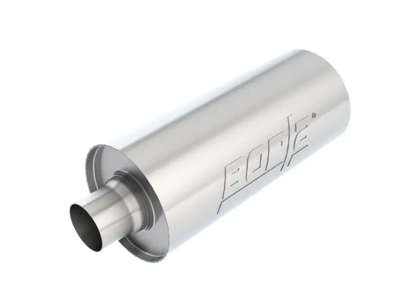 Clearance Borla Universal Performance 2.5in Inlet/Outlet Stainless Racing Muffler