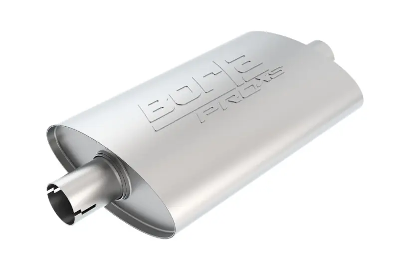 Borla Universal Pro-XS Muffler Oval 2.25in Inlet/Outlet Notched Muffler Buy Direct