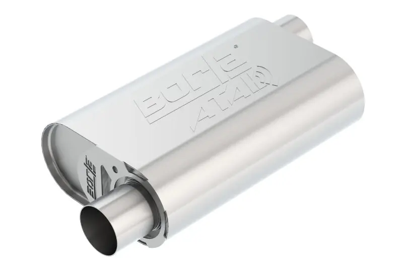 Hot Deal Borla CrateMuffler Small Block Chevrolet ATAK 2.5in Offset/Offset 14inx4.35inx9in Muffler