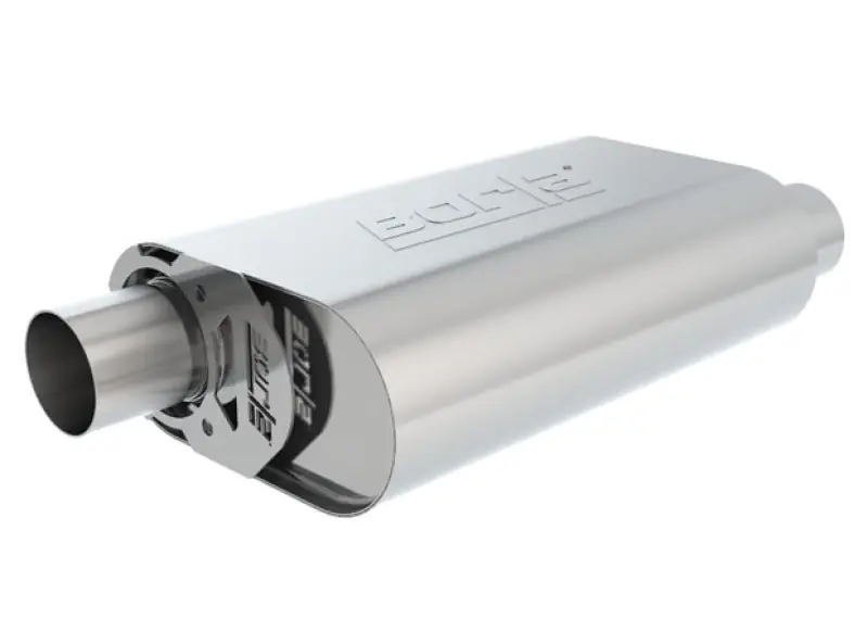 Trending Borla CrateMuffler Stock SBF 289/302/FE BB ATAK 2.25in Offset 14inx4.35inx9in Oval Muffler