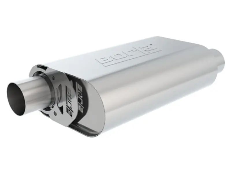 Same Day Shipping Borla CrateMuffler Stock SBF 289/302 (Exc. Coyote) ATAK 2.25in Inlet/Outlet Oval Muffler