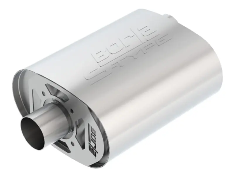 Borla CrateMuffler Ford Coyote 5.0L S-Type 2.5in Offset/Center 12inx6inx10.34in Muffler Luxury