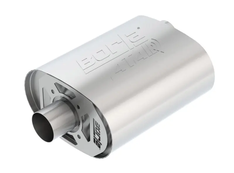 Borla CrateMuffler Ford 5.0L Coyote ATAK 2.5in Offset/Center 12in x 6in x 10.34in Muffler Best Price