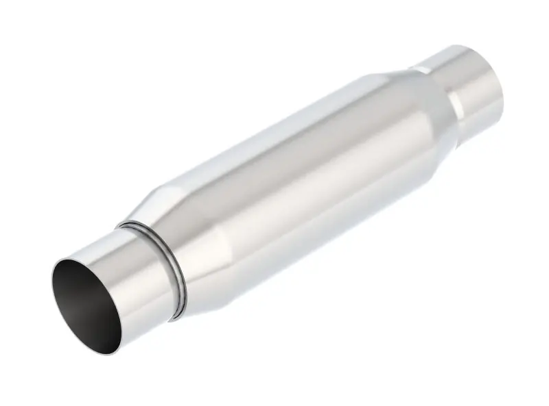 Hassle-Free Returns Borla CrateMuffler Resonator Option 2.5in Center/Center 3.5in Round x 10in