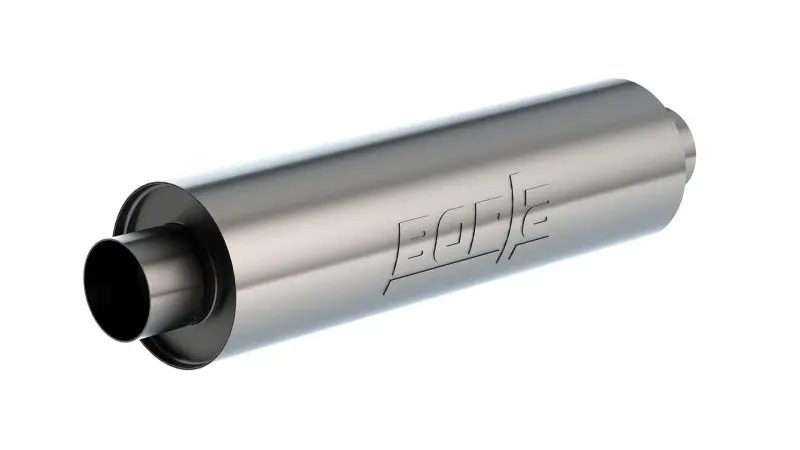 Limited Time Borla Universal Muffler 6.75 X 24.00in LG. X 3.53 I.D. w/Nipples, Un-notched , OAL 29.00in