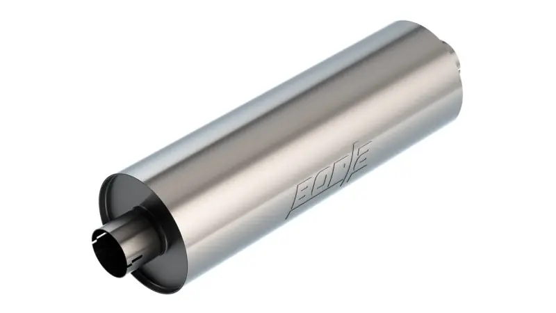 Borla Specialty Muffler 3in Center In/Out 7.75in Dia. 24in Body 29in OAL Touring Notched Hot Deal