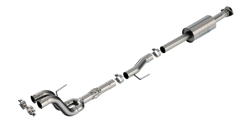 Free Returns Borla 21-23 Ford Tremor 3.5L V6 AT 4WD 4DR CC SB 3in ATAK Mid-Section Exhaust