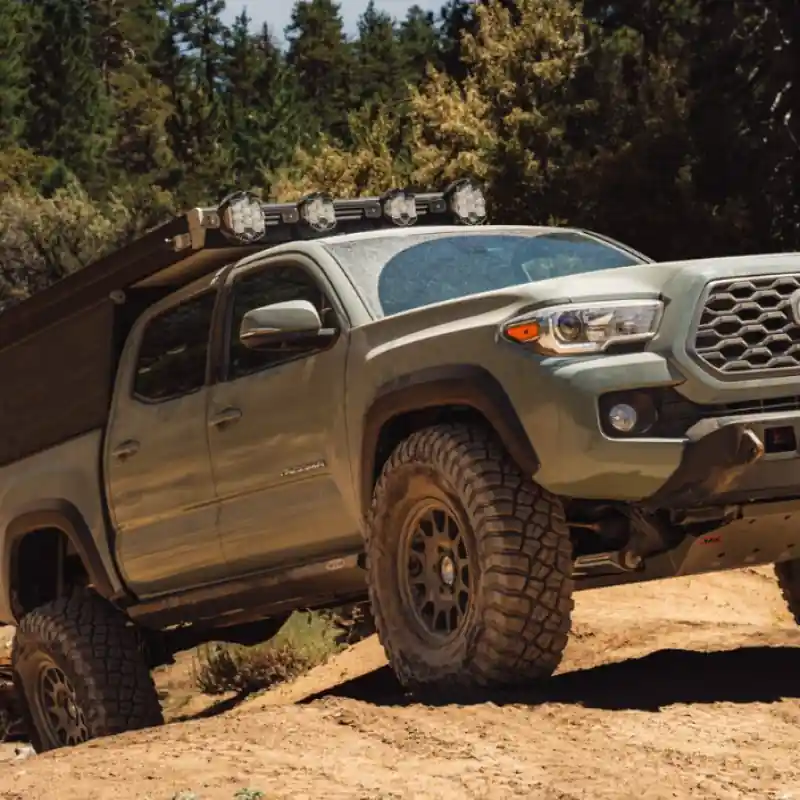 Rock Slide 16-23 Toyota Tacoma Rock Sliders Long Bed Same Day Shipping