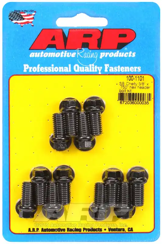 Final Sale ARP SB Chevy 3/8 x .750in Hex Header Bolt Kit