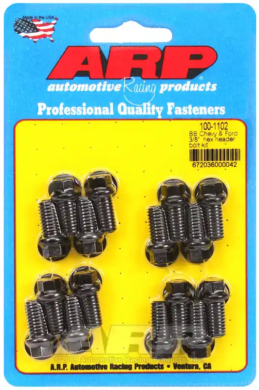 ARP Big Block Chevy & Ford 3/8in Hex Header Bolt Kit Best Seller