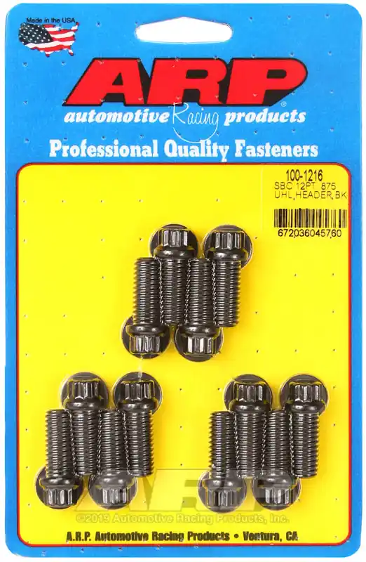 Hot Picks ARP SB Chevy 12pt .875 UHL header bolt kit