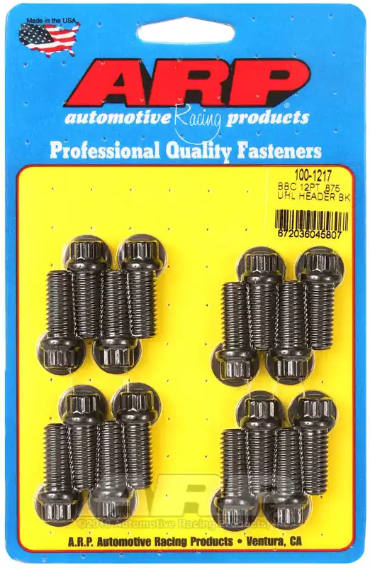 Markdown ARP BB Chevy 12pt .875 UHL header bolt kit