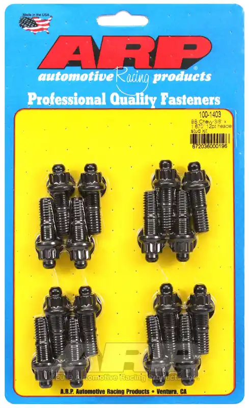 Authentic ARP BB Chevy 3/8 x 1.670in 12pt Header Stud Kit