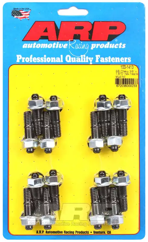 Must Have ARP BB Chevy 3/8 x 1.670in Hex Header Stud Kit