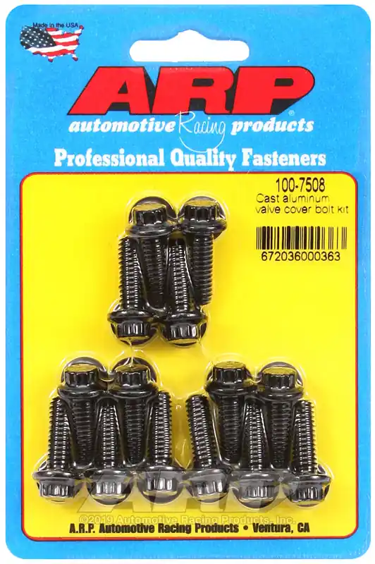 Best Price ARP Cast Aluminum 12pt Valve Cover Bolt Kit