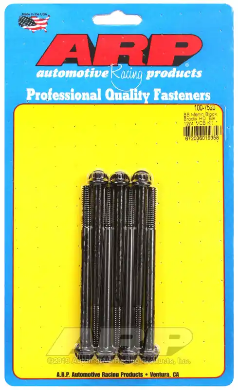 ARP Merlin Block BRodix Head BB 12pt Valve Cover Bolt Kit Top Pick