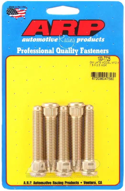 In Demand ARP Late Model GM M12x1.50inX2.50in Wheel Stud Kit