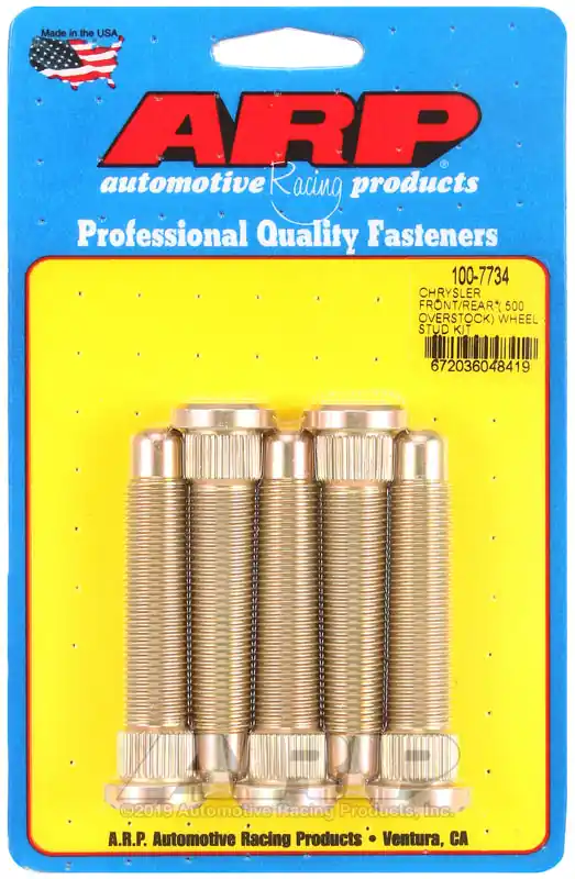 Instant Buy ARP Chrysler Front/Rear M14 .500in Over Stock Length Wheel Stud Kit