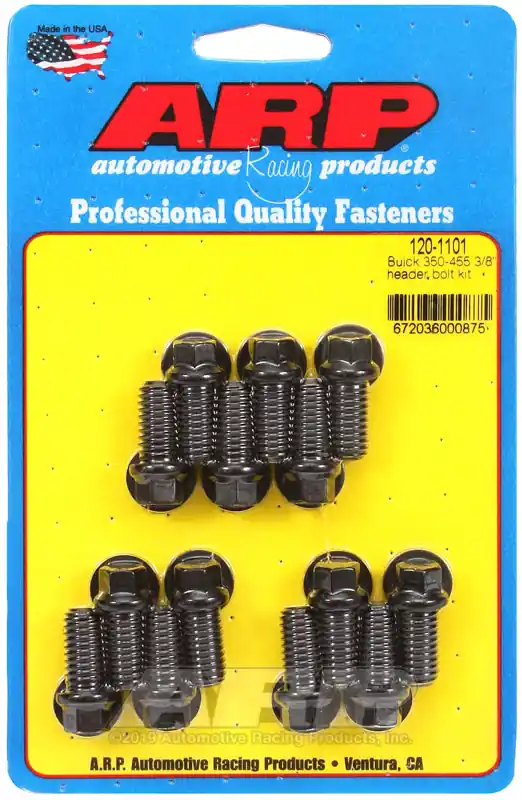 ARP Buick 350-455 3/8in header bolt kit Budget