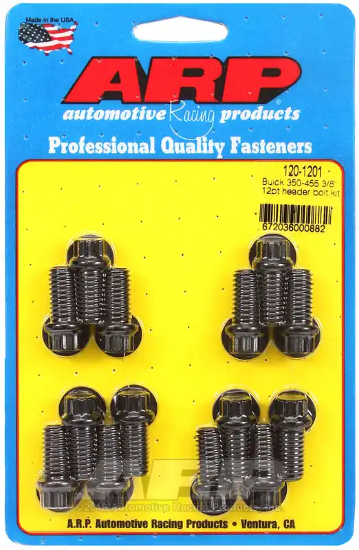 ARP Buick 350-455 3/8in 12pt Header Bolt Kit Hot Deal