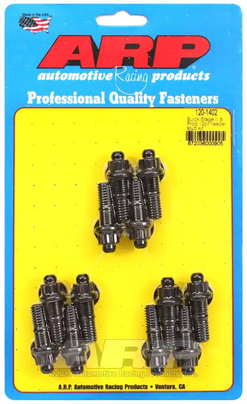 Weekend Sale ARP Buick Stage II & Prod 12pt header stud kit