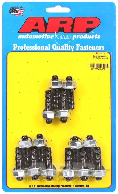 Buy Online ARP Buick 350-455 3/8in hex header stud kit