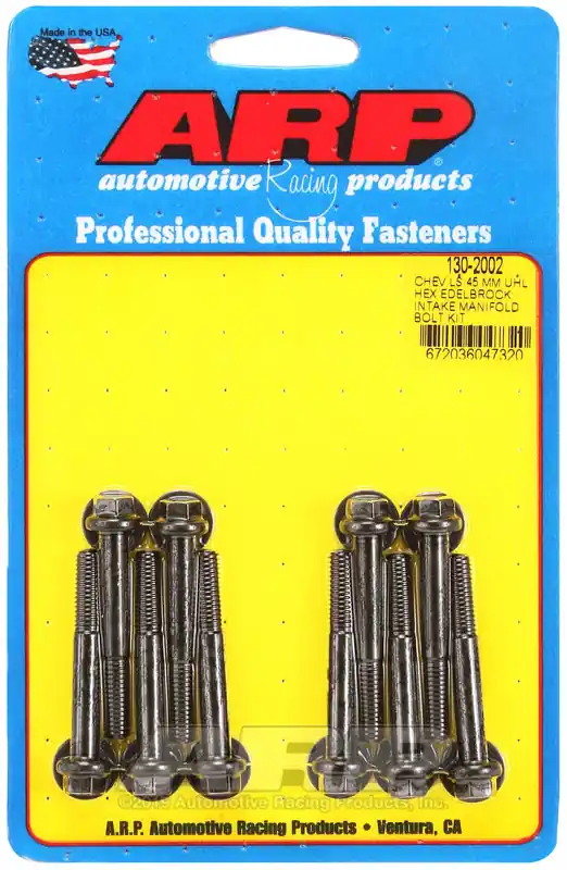 Deal ARP Chevy LS 45mm UHL hex Edelbrock intake manifold bolt kit