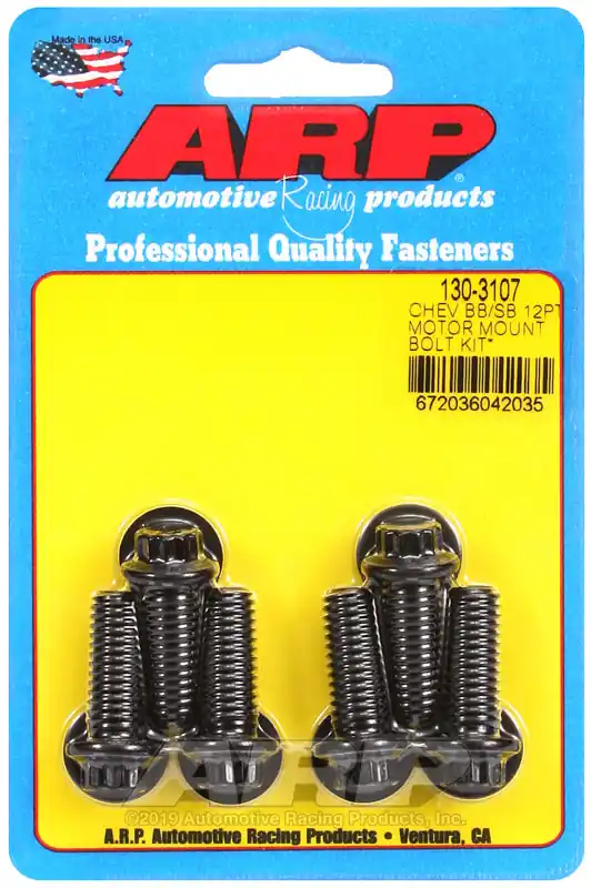 Holiday Sale ARP Chevy 12pt Motor Mount Bolt Kit w/ energy suspension Mounts