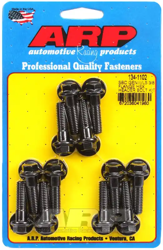Limited Time ARP Chevy LS 3/8in Flange Hex Header Bolt Kit