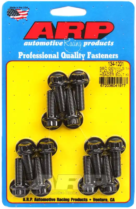 Top Pick ARP SBC/GENII LS 1/4 Flange 12pt Header Bolt Kit
