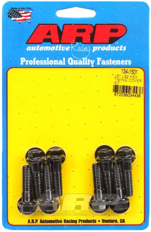 Fast Shipping ARP LS1 LS2 Hex Timing Cover Bolt Kit