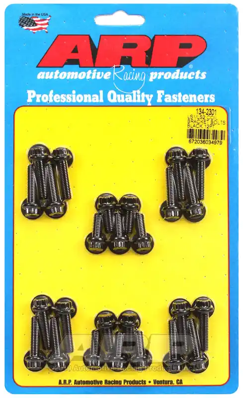 ARP SBC LS1 LS2 12pt Coil Bracket Bolt Kit Markdown