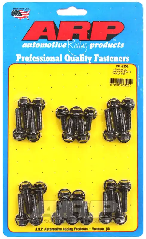 ARP SBC LS1 LS2 Hex Coil Bracket Bolt Kit Best Seller