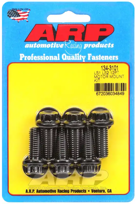 Weekend Sale ARP LS1 LS2 SS 12pt Motor Mount Bolt Kit