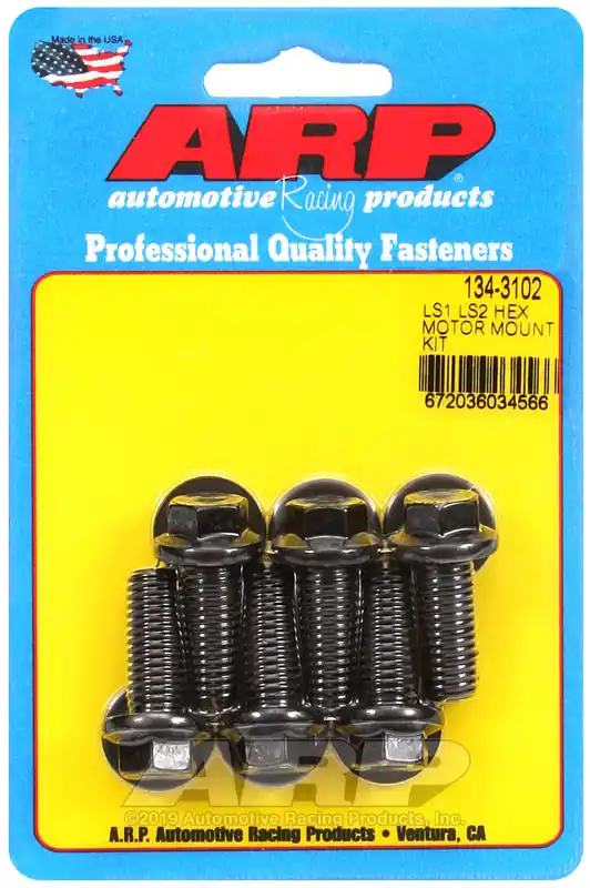 Money Back Guarantee ARP LS1 LS2 Hex Motor Mount Bolt Kit